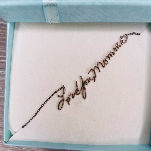 2 love you mama necklaces jewelry ( one tarnished ) gift / crafts accessory - Picture 2 of 3